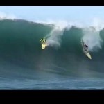 Surfing fails in Huges waves