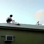 Roof Surfing Fail