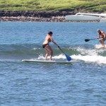 Paddle surfing fails in Maui, Hawaii