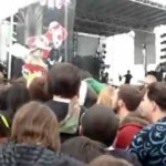 A poor attempt at crowd surfing Fails