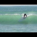 Shortboard and longboard surfing in Spain