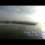 Longboard surfing Aerial photography