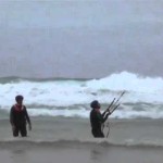 Kite surfing lesson