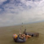 Houston Kite-boarding lesson 9-22