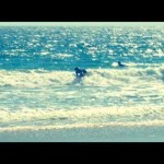 Surfing Fail Bail at 56 Street Newport Beach California