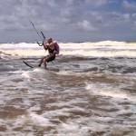 Kite surfing kid