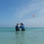 kitesurfing