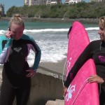 Lee-Ann Curren’s Quiksilver surfing lesson with Bethanie Mattek-Sands (CC Subtitles)