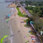 Rayong Thailand kiteboarding competition 2014.﻿