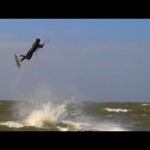 Extreme Stormy Kite Surfing Jumps