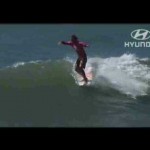 Surfing Longboard champ in New Zealand