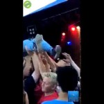 Girl Crowd Surfing Fail at Dutch Music Festival